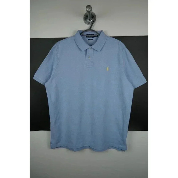 Ralph Lauren Polo Tshirt Pastel Blue Men's Large Classic Fit | Item #701 - Picture 1 of 7